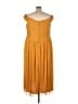 DB Studio 100% Polyester Orange Casual Dress Size 26 - photo 2