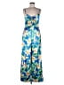 Haute Monde Tropical Blue Green Jumpsuit Size M - photo 1