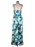 Haute Monde Tropical Blue Green Jumpsuit Size M - photo 2