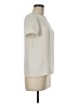Maje 100% Polyester Ivory Short Sleeve Top Size Med (2) - photo 4