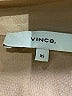 Vince. 100% Silk Metallic Tan Long Sleeve Silk Top Size XS - photo 7
