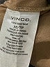 Vince. 100% Silk Metallic Tan Long Sleeve Silk Top Size XS - photo 8