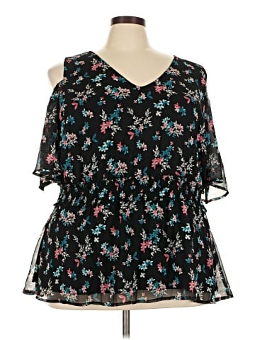 Lane Bryant Short Sleeve Blouse (view 1)