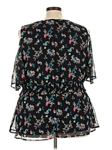 Lane Bryant Short Sleeve Blouse (view 2)