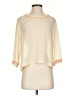 Mind Code 100% Polyester Ivory 3/4 Sleeve Blouse Size S - photo 1