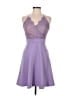 Francesca's Purple Cocktail Dress Size M - photo 1