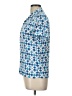 Uniqlo 100% Rayon Blue Short Sleeve Button-Down Shirt Size 13 - photo 5