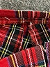 Unbranded Plaid Red Casual Skirt Size S (estimated) - photo 4