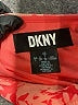 DKNY 100% Polyester Floral Orange Cocktail Dress Size 4 - photo 7