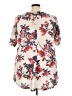 Torrid Floral Ivory Short Sleeve Blouse Size 4X Plus (4) - photo 2