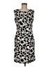 Chadwicks 100% Polyester Graphic Black Cocktail Dress Size 8 - photo 1
