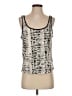 Hurley 100% Polyester Ivory Black Sleeveless Top Size S - photo 1