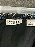 Cato 100% Polyester Paisley Black Formal Skirt Size L - photo 4