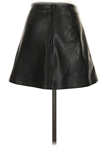 Zara Faux Leather Skirt (view 2)