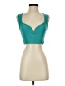 Va Va Voom Teal Sleeveless Top Size S - photo 1