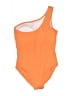 Assorted Brands Solid Orange One Piece Swimsuit Size L - photo 2