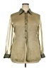 Conrad C Metallic Tan Long Sleeve Blouse Size XXL (estimated) - photo 1