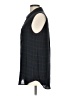 Theory Black Sleeveless Button-Down Shirt Size L - photo 5