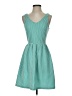 Everly Polka Dots Teal Casual Dress Size S - photo 1