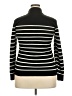 Calvin Klein 100% Acrylic Stripes Black Turtleneck Sweater Size XXL (estimated) - photo 2