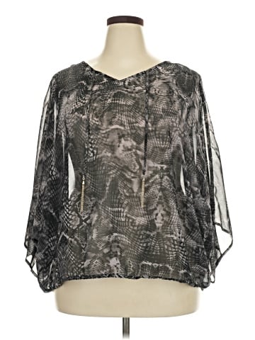 Jennifer Lopez 3/4 Sleeve Blouse (view 1)
