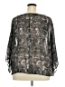 Jennifer Lopez 100% Polyester Gray 3/4 Sleeve Blouse Size 3X - photo 2