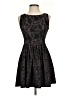 Xhilaration Paisley Black Cocktail Dress Size XS - photo 1