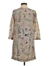 HD in Paris 100% Polyester Print Tan Casual Dress Size 0 - photo 2