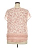 Como Vintage Pink Short Sleeve Blouse Size 2X - photo 2