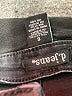 d.jeans Stripes Black Jeggings Size 6 - photo 4