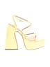 Shoedazzle Yellow Sandals Size 8 - photo 1