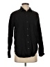 Everlane Solid Black Long Sleeve Button-Down Shirt Size 4 - photo 1