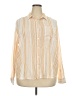 Sundance 100% Cotton Stripes Ivory Long Sleeve Button-Down Shirt Size XXL - photo 1