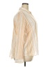 Sundance 100% Cotton Stripes Ivory Long Sleeve Button-Down Shirt Size XXL - photo 4