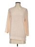 dalia 100% Polyester Ivory 3/4 Sleeve Top Size S - photo 1
