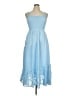 No Comment 100% Polyester Blue Casual Dress Size XL - photo 1