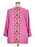 JM Collection Pink 3/4 Sleeve Top Size 3X - photo 2