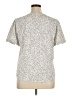 Adrianna Papell Animal Print Silver Short Sleeve Top Size XL - photo 2