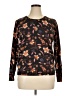 Daniel Rainn Floral Black Pullover Sweater Size XL - photo 1