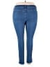 Express Solid Blue Jeans Size 18L - photo 2