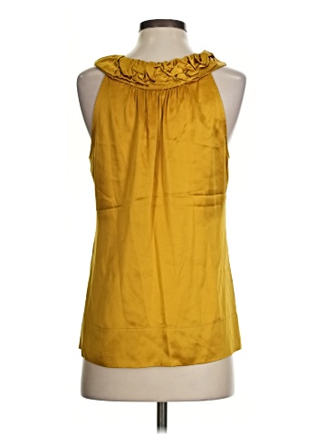 BCBGMAXAZRIA Sleeveless Silk Top (view 2)