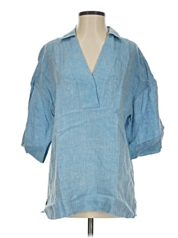 Lafayette 148 New York 3/4 Sleeve Blouse (view 1)