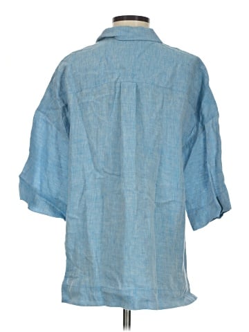 Lafayette 148 New York 3/4 Sleeve Blouse (view 2)