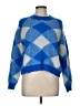 Sandro Argyle Blue Pullover Sweater Size M (estimated) - photo 1