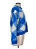 Sandro Argyle Blue Pullover Sweater Size M (estimated) - photo 4