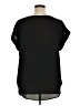 Tacera 100% Polyester Black Short Sleeve Blouse Size XL - photo 2
