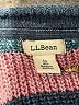 L.L.Bean 100% Cotton Stripes Teal Pullover Sweater Size M - photo 7