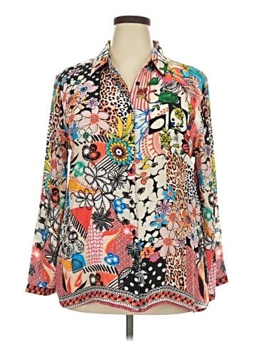 Shana Long Sleeve Blouse (view 1)