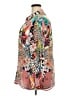 Shana Print Orange Long Sleeve Blouse Size XXL - photo 5