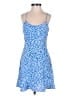 Zara Hearts Blue Casual Dress Size XS - photo 1
